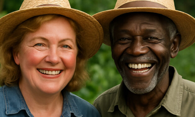 Brasil Sorridente, um homem negro sem dentes e o presidente Lula